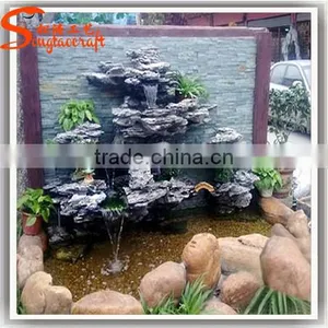 Hot Sale Stylized All Kinds of Garden Wall Fountain Indoor Artificial Waterfall Fountain thumbnail-3