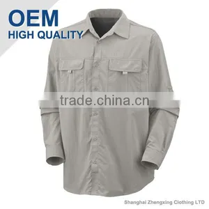 HOT SELL Shirt Fishing WITH 100%COTTON POPLIN thumbnail-1