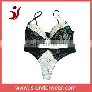 OEM Style Women Fashion Printed Underwear Bra Set thumbnail-1
