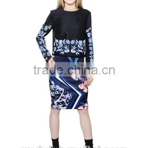 OEM Service Lady Fancy Embossed Sweatshirt Production thumbnail-4