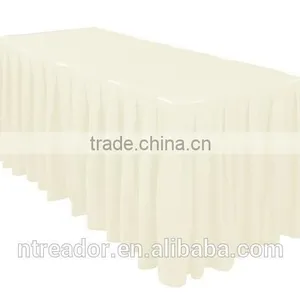 2017 New Arrival Beautiful Decorative Table Skirts for Sale thumbnail-2