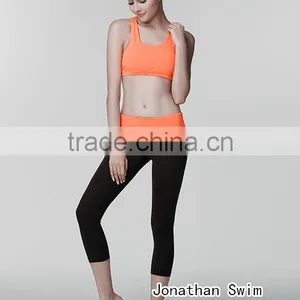 Women Sports Pants Made of Stretch Nylon Spandex Fabric, Yoga Leggings for Fitness Wholesale thumbnail-2