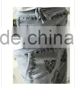 Printed Style Harem Pants Wholesale Cheap Cotton and Spandex Harem Pants thumbnail-4