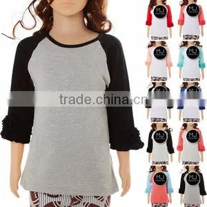 Factory Wholesale Icing Ruffle Shirt thumbnail-5