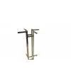 Silver 4 Way Stainless Steel Clothing Racks For Shop, Supermarket, Home Display Clothes thumbnail-1
