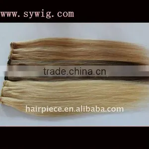 Top Quality Popular Blond Remy Hair Weft/ Hair Weave/hair Weaving thumbnail-1