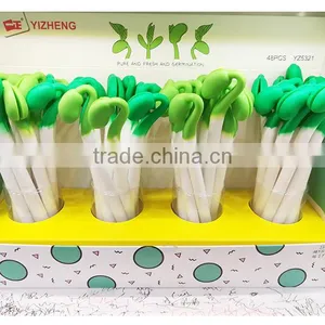 Creative Cute Novel Bean Sprout Shape Gel Pen Gift for School Kids thumbnail-2