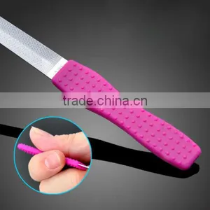1PCS Nail Art File Fork Files Polish Buffer Tips Tools Gel Silicone Handle thumbnail-2