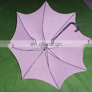 Pink Straight Umbrella,outdoor Straight Umbrella thumbnail-1