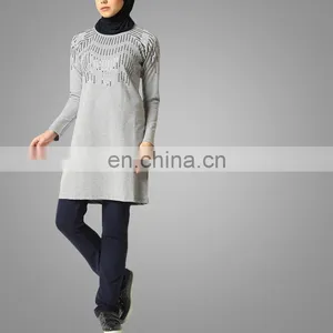 2016 Newest Style Sportswear Type Modest Islamic Women Muslim Sportwear Indian Sport Suit thumbnail-2