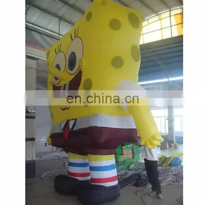 Good Quality Cute Spongebob Giant Inflatable Cartoon Characters Inflatable Advertising Figures thumbnail-2