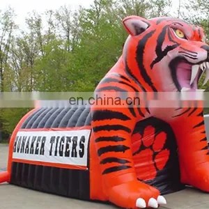 Giant Inflatable Tiger Football Tunnel Inflatable Sport Event Entrance Tunnel thumbnail-1