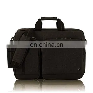 Grey 15.6" Laptop Hybrid Briefcase Backpack thumbnail-2