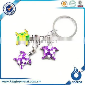 Custom Metal Turtle Key Chain thumbnail-1