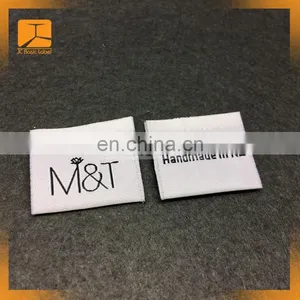 China Manufacturer Custom Made Clothing Cheap Garment Woven Label thumbnail-1