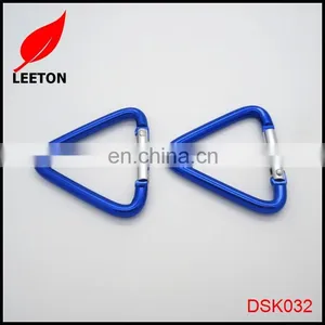 Factory Supply Aluminum Triangle Carabiner Hook Keychain thumbnail-5
