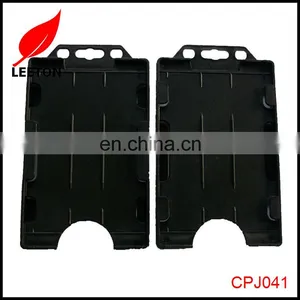 Factory Supply Two Sided Vertical Rigid ID Badge Holder thumbnail-3
