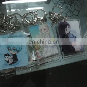 Dongguan Factory Supply Transparent Custom Shape Acrylic Keychain thumbnail-3