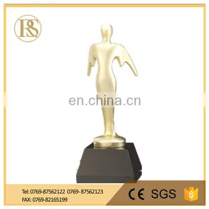 Zinc Alloy Gold Plating Figure Statue Trophy; Angel Trophy thumbnail-1