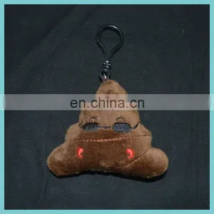 New Developed 6 Designs of Plush Poo Emoji Carabiner Keychain thumbnail-6