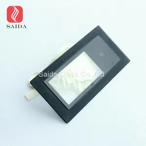3MM Black Silk Screen Printed Glass Panel for LED Flat Panel Down Lights thumbnail-5