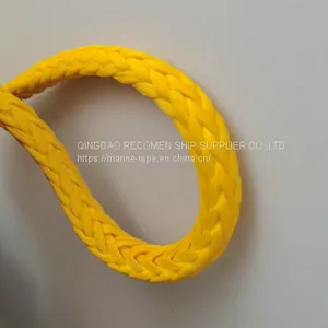 RECOMEN Supply Good Quality UHMWPE Mooring Rope HMPE Marine Ropes 44mm Ship Towing thumbnail-1