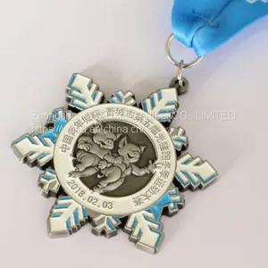 2019 New Hot Sale Custom Metal 3D Sport Medal for Finisher thumbnail-3