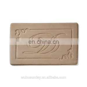 BATHMAT - EMBOSSED - 69770 WHITE/BRWON thumbnail-5