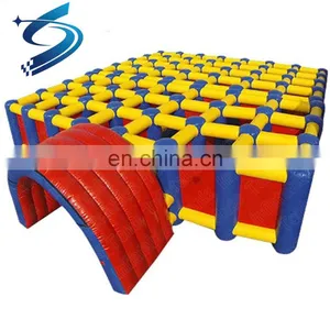 Commercial Inflatable Movable Maze Game Equipment for Beach Party,rental Adult Labyrinth for Amusement Park thumbnail-1