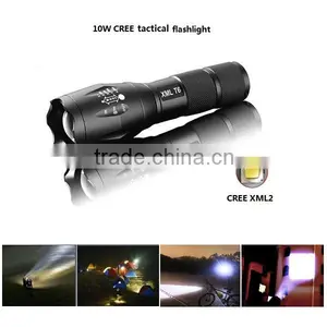 T6 Tactical Flashlight Bulb Zoom / Riding Lights/led Lights Quality Choice thumbnail-1