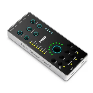 100% Original Snail TM8 Web Celebrity Live Sound Card, Digital Audio, Portable and Mobile, Intelligent Noise Reduction Suitable for Web Celebrity Live Recording and Clipping Home Entertainment thumbnail-2