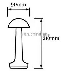 2019 Amazon Cafe Hotel Restaurant Decorative Wireless Mushroom Led Lamp Table Lamps thumbnail-5