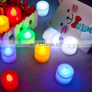 2020 Amazon Best Seller Wedding Decorative Colorful Small Led Candles for Wedding Proposal thumbnail-4