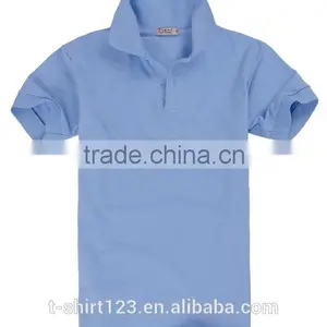 Wholesales CVC Polo Shirt/polo Shirt With Pique Material/plain Polo Shirt With Customized thumbnail-3