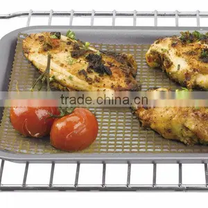 Non-stick Teflon BBQ Baking Grill Sheet Mats for Microwave,oven and Diswasher thumbnail-1