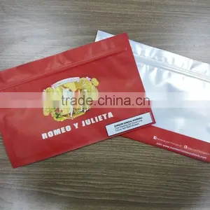 Aluminum Foil Ziplock Cigar Wraps Bags thumbnail-4