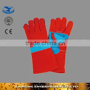 14"/16" Long Length Importer of Cow Split Leather Working Gloves Manufacture LG035 thumbnail-1