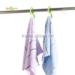 2Pcs/Set Candy Color Plastic Bag Hook Hanger thumbnail-1