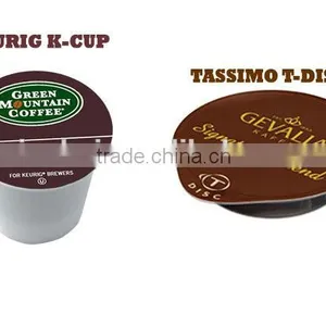 HAS VIDEO PLC Control Precision +- 0.2 g 1800cups/h High Speed K CuP Nespresso Coffee Capsule Filling And Sealing Machine thumbnail-3