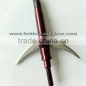 Bone Crusher Expandable Broadhead Tip Arrowhead Steel Blades 100GR Archery Hunting Linkboy thumbnail-1