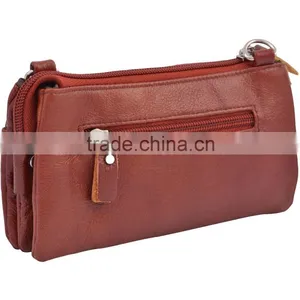 Wholesale Cow Leather Women Shoulder Bag Clutch Purse Handbag With Shoulder Strap thumbnail-5