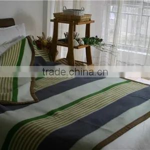 Military Wholesale Soft Pure Woven Wool Throw Blanket thumbnail-1