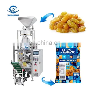 Automatic VFFS Oatmeal 1kg Puffed Sugar Beans Seeds Volumetric Cup Filler Filling Rice Granola Cereal Raisin Packing Machine thumbnail-1