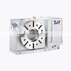 4th Axis Rotary Table HR Series Hydraulic and Pneumatic Tail Stock CNC Milling Machine Powerful Index Table thumbnail-4