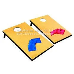 Custom Logo Cornhole Toss Games With Two Regulation Size Boards 8 Bean Bags thumbnail-1