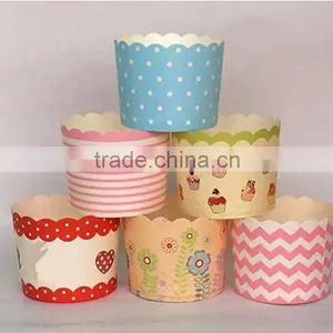 Yellow With Red Dot Paper Baking Cake Mould,Muffin Cake Cup,Bakeware Cupcake Liner for Birthday Day thumbnail-3