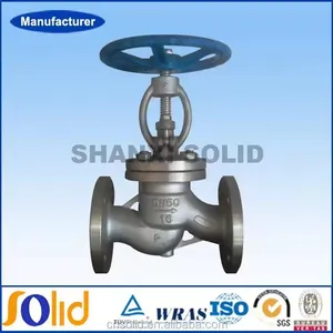 ASTM A216 Wcb Cast Steel Flanged Globe Valve Pn16 thumbnail-1