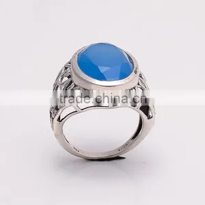 CHALCEDONY RING ,925 Sterling Silver Jewelry Wholesale,WHOLESALE SILVER JEWELRY,SILVER EXPORTER,SILVER JEWELRY FROM INDIA thumbnail-3