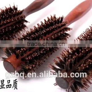 Beauty Boar-bristle Round Salon Hair Comb thumbnail-1