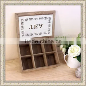 2016 Black Tea Custom Wooden Gift Box American Style Coffee Storage Box Tea Packaging Boxfor Wholesale thumbnail-3